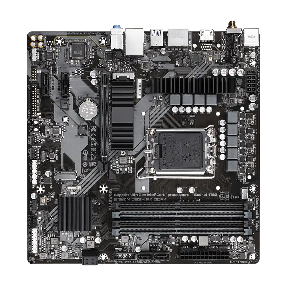 Gigabyte B760M DS3H AX DDR4 Motherboard 5