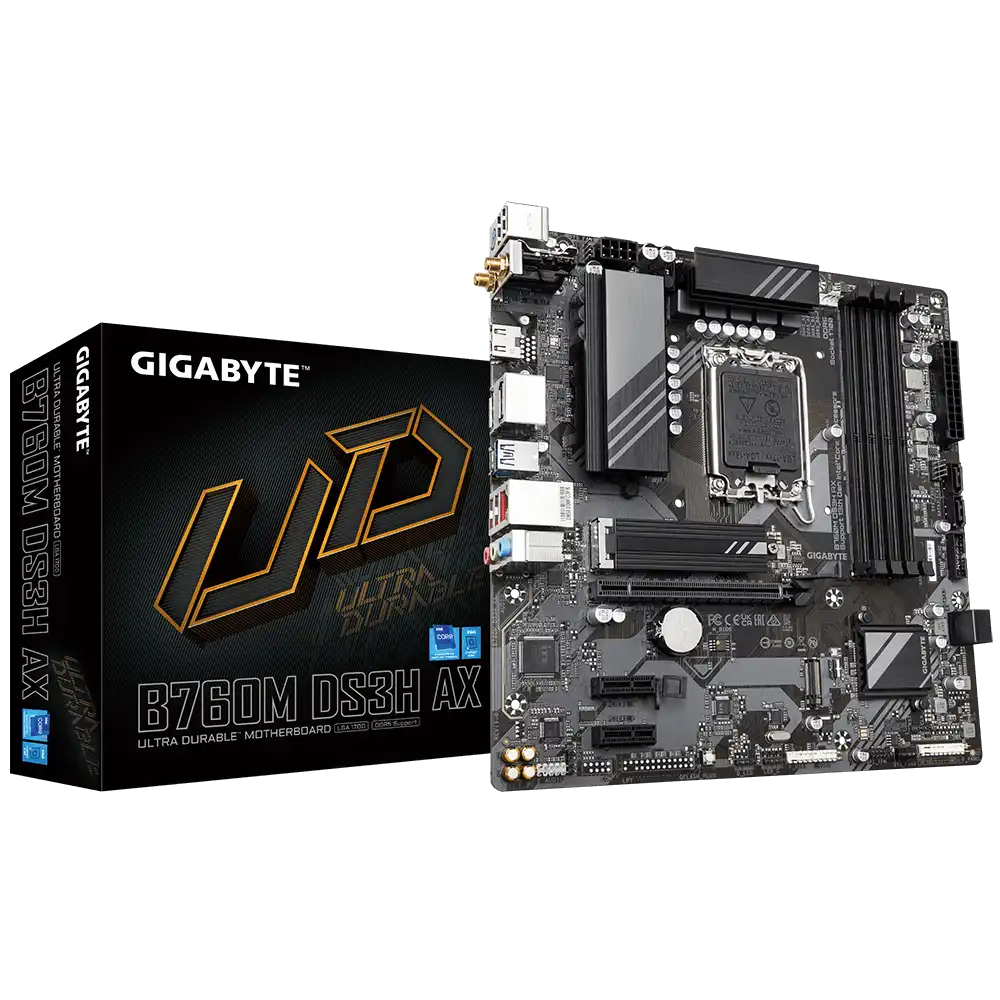 Gigabyte B760M DS3H AX Motherboard