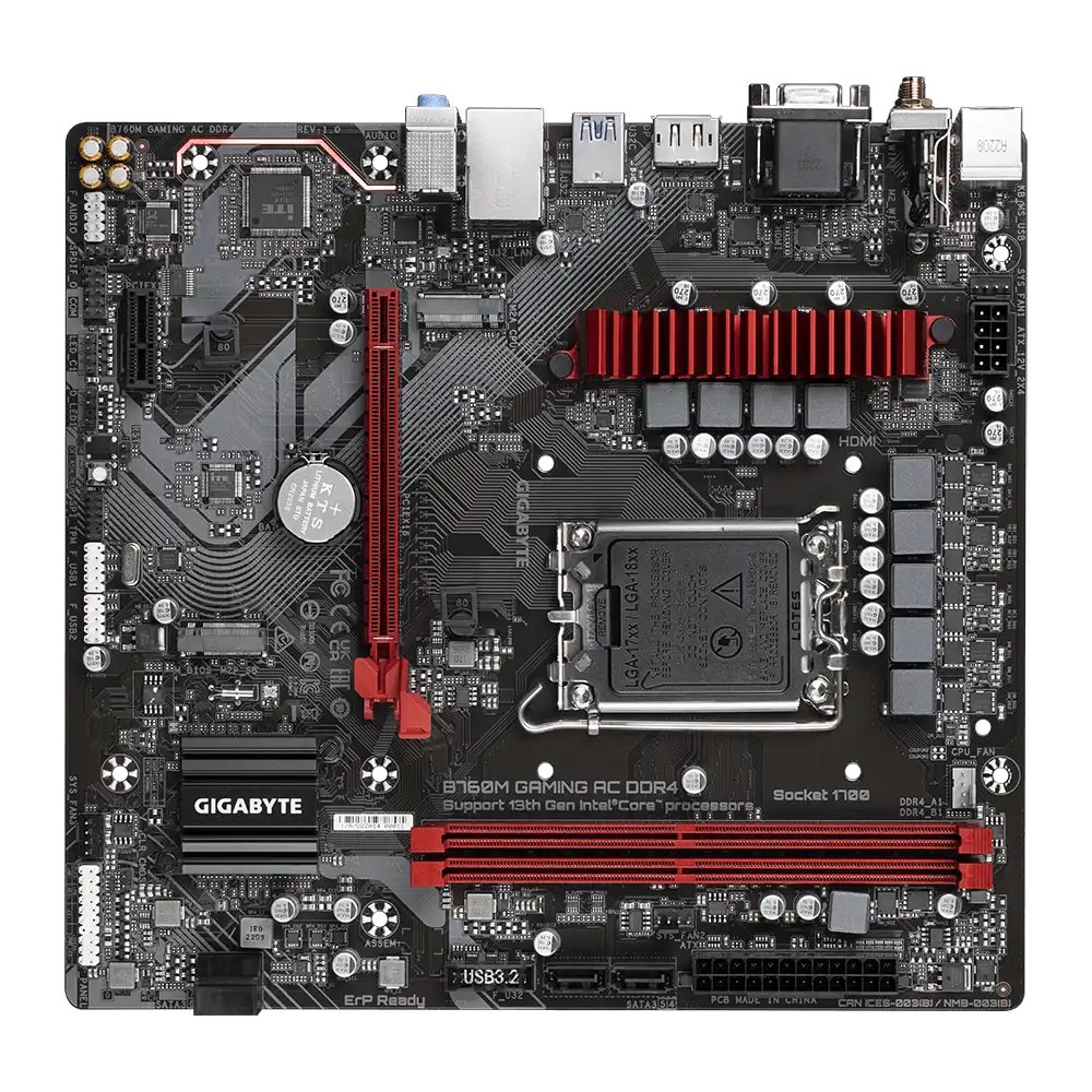 Gigabyte B760M GAMING AC DDR4 Motherboard 2