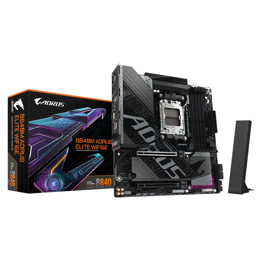 Gigabyte B840M AORUS ELITE WIFI6E Motherboard
