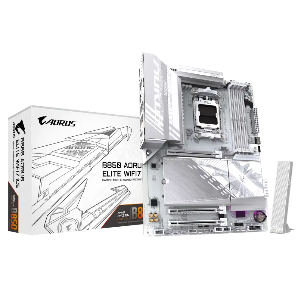 Gigabyte B850 AORUS ELITE WIFI7 ICE Motherboard 1