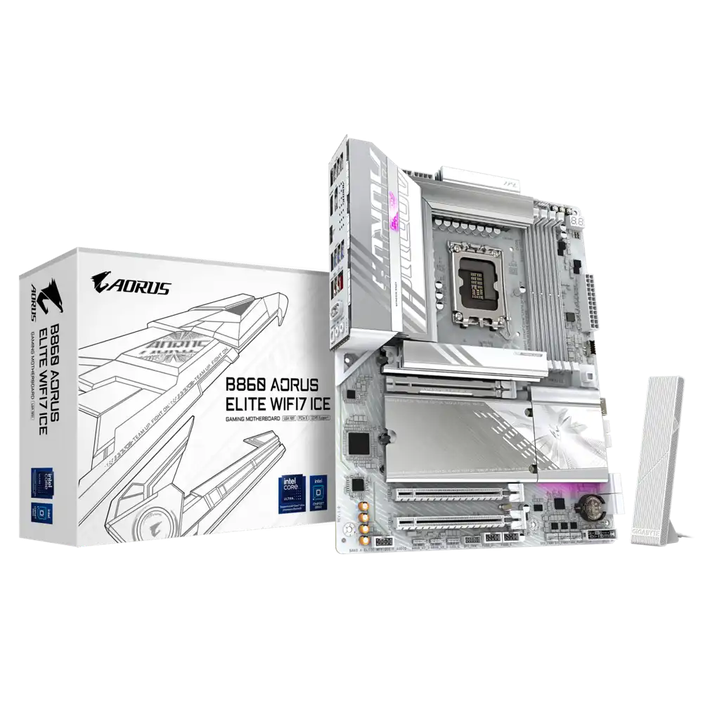 Gigabyte B860 AORUS ELITE WIFI7 ICE Motherboard
