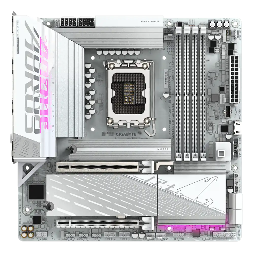 Gigabyte B860M AORUS ELITE WIFI6E ICE Motherboard 3