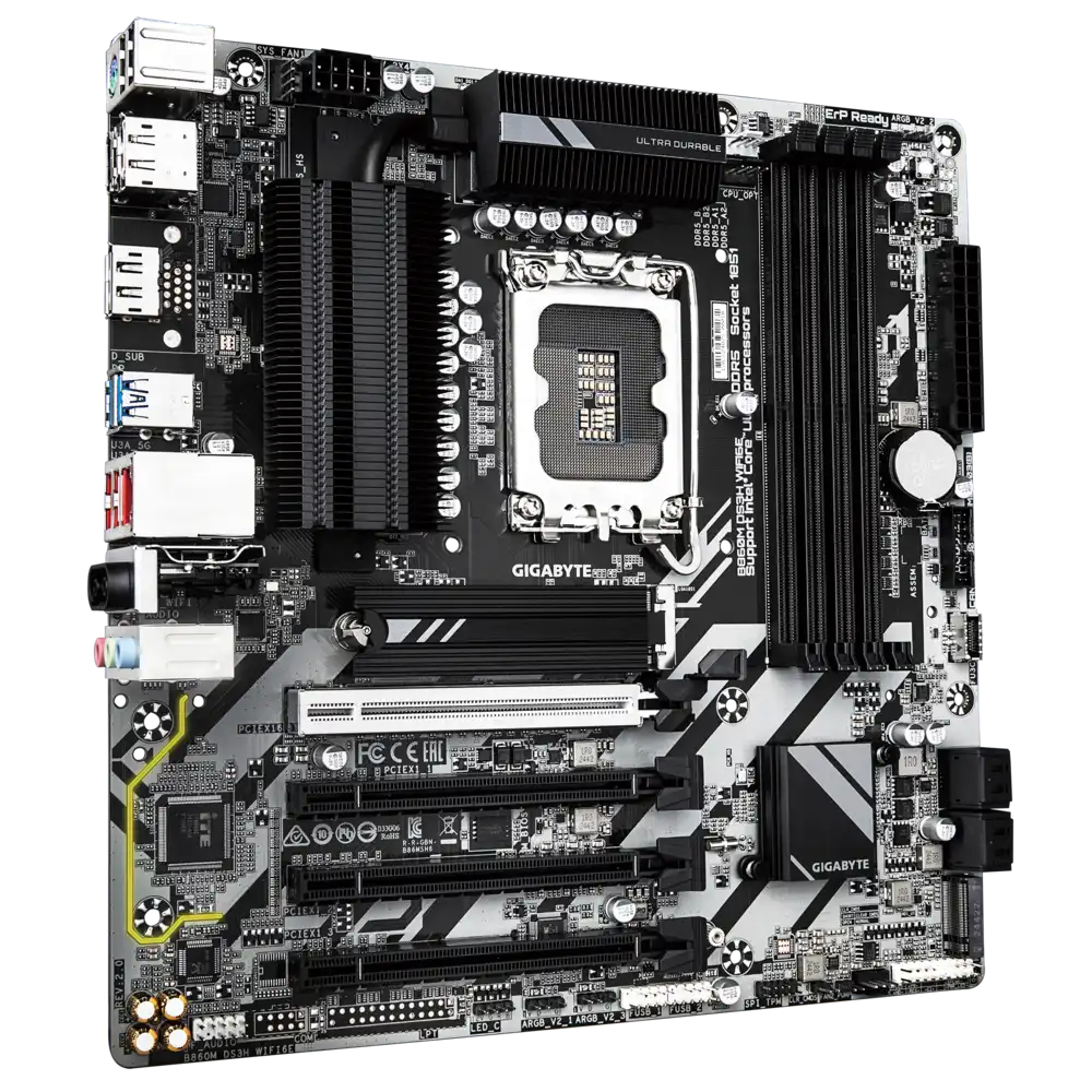 Gigabyte B860M DS3H WIFI6E Motherboard 2