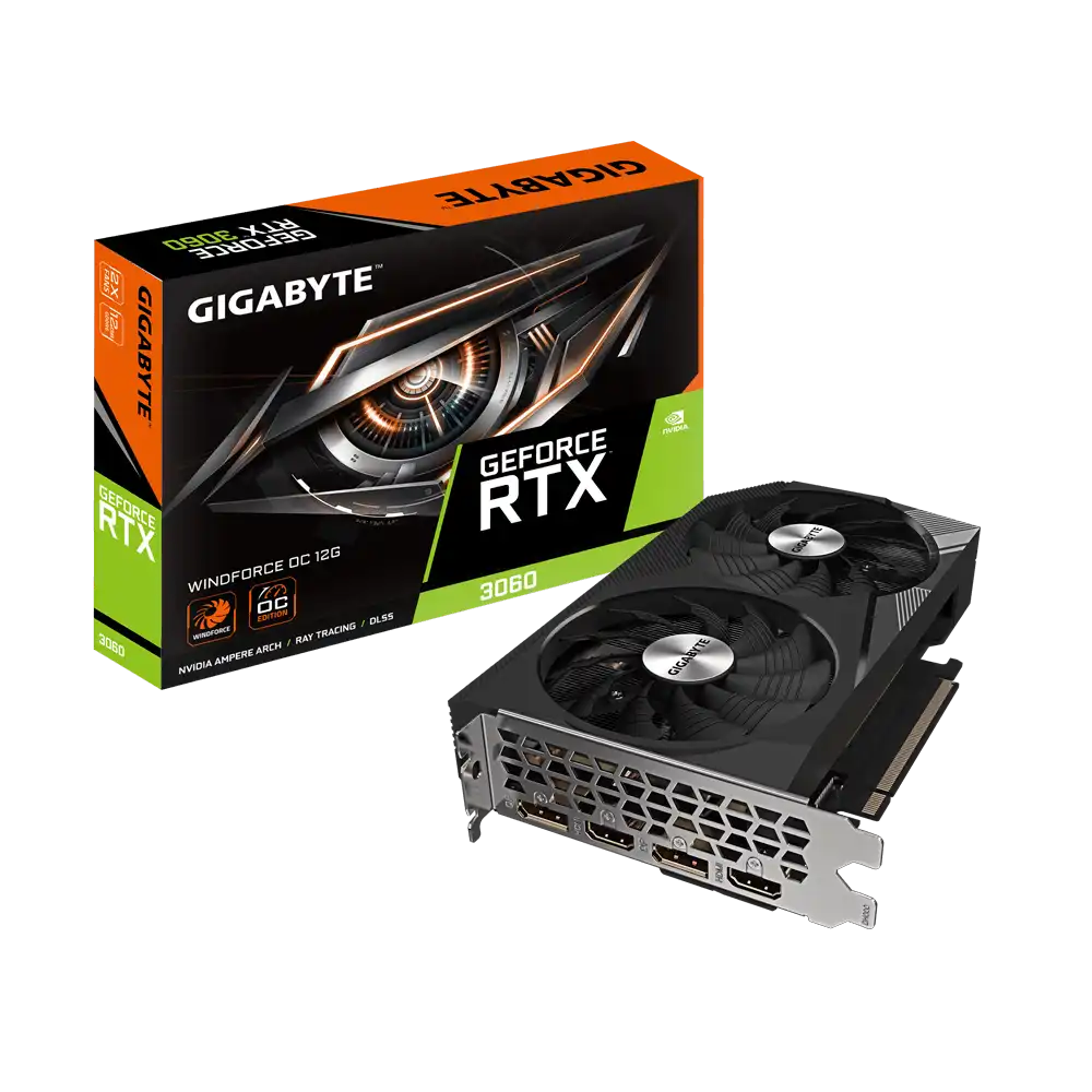 GIGABYTE GeForce RTX 3060 12GB GDDR6 WINDFORCE OC Graphics Card 1