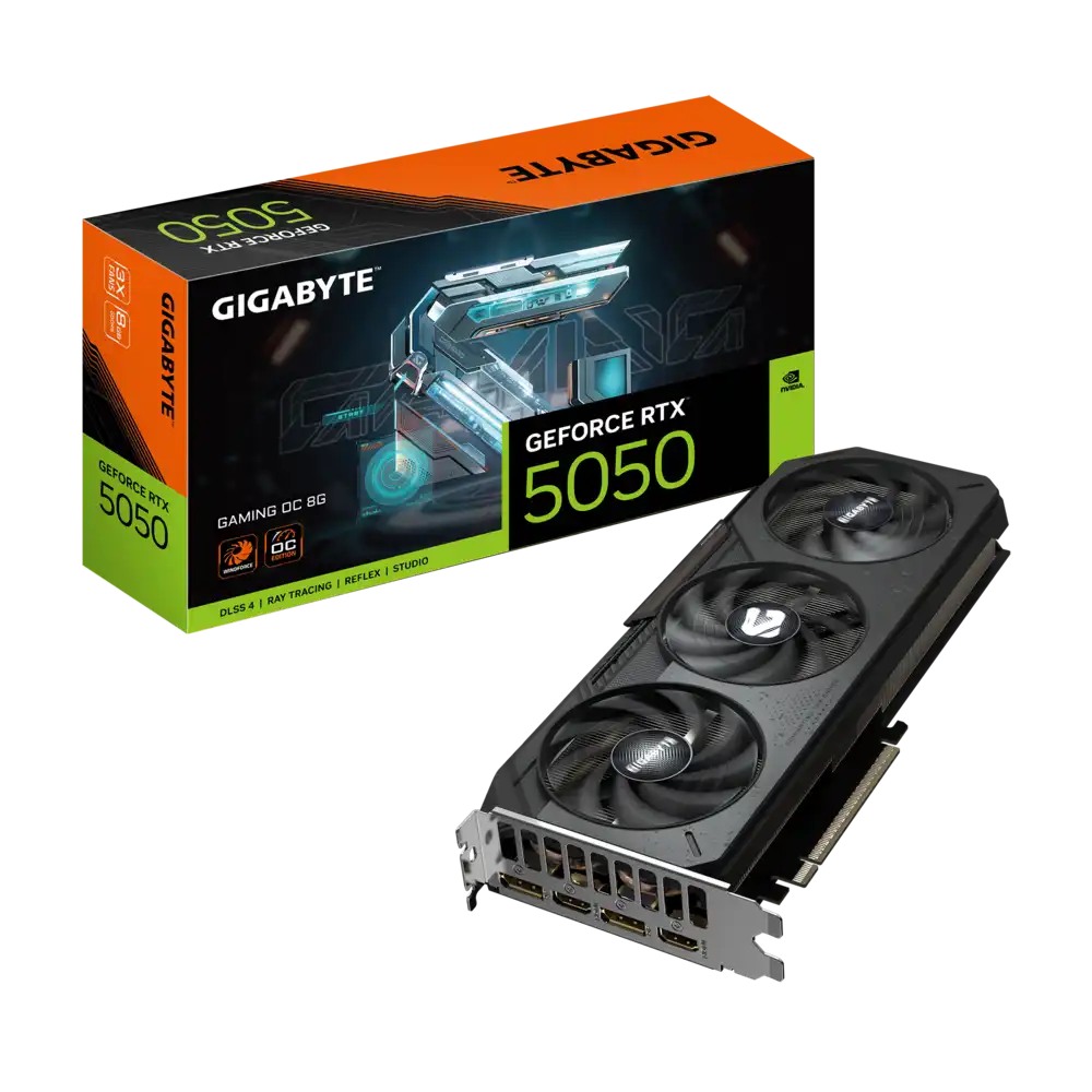 GIGABYTE GeForce RTX 5050 8GB GDDR6 GAMING OC Graphics Card 1