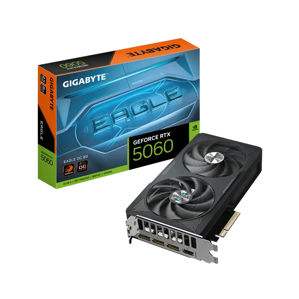 GIGABYTE GeForce RTX 5060 8GB GDDR7 EAGLE OC Graphics Card