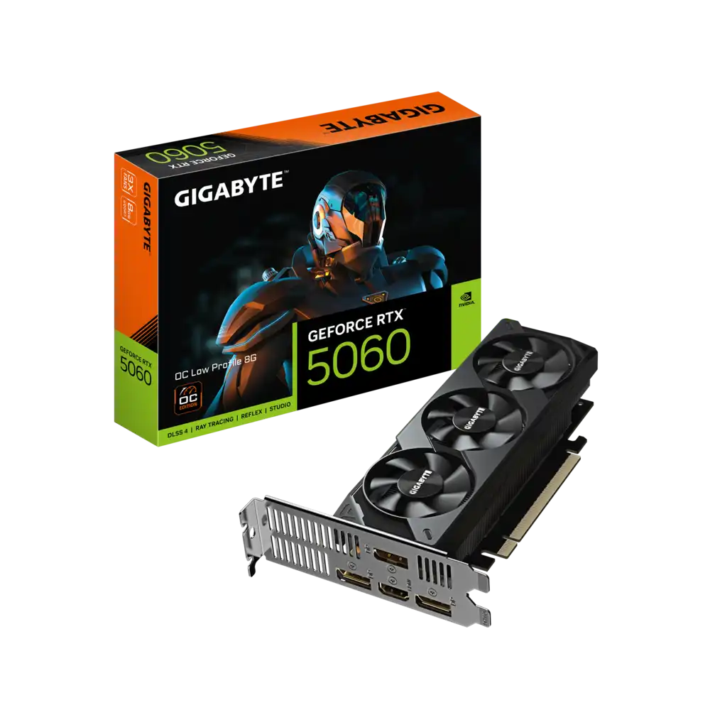 GIGABYTE GeForce RTX 5060 8GB GDDR7 OC Low Profile Graphics Card