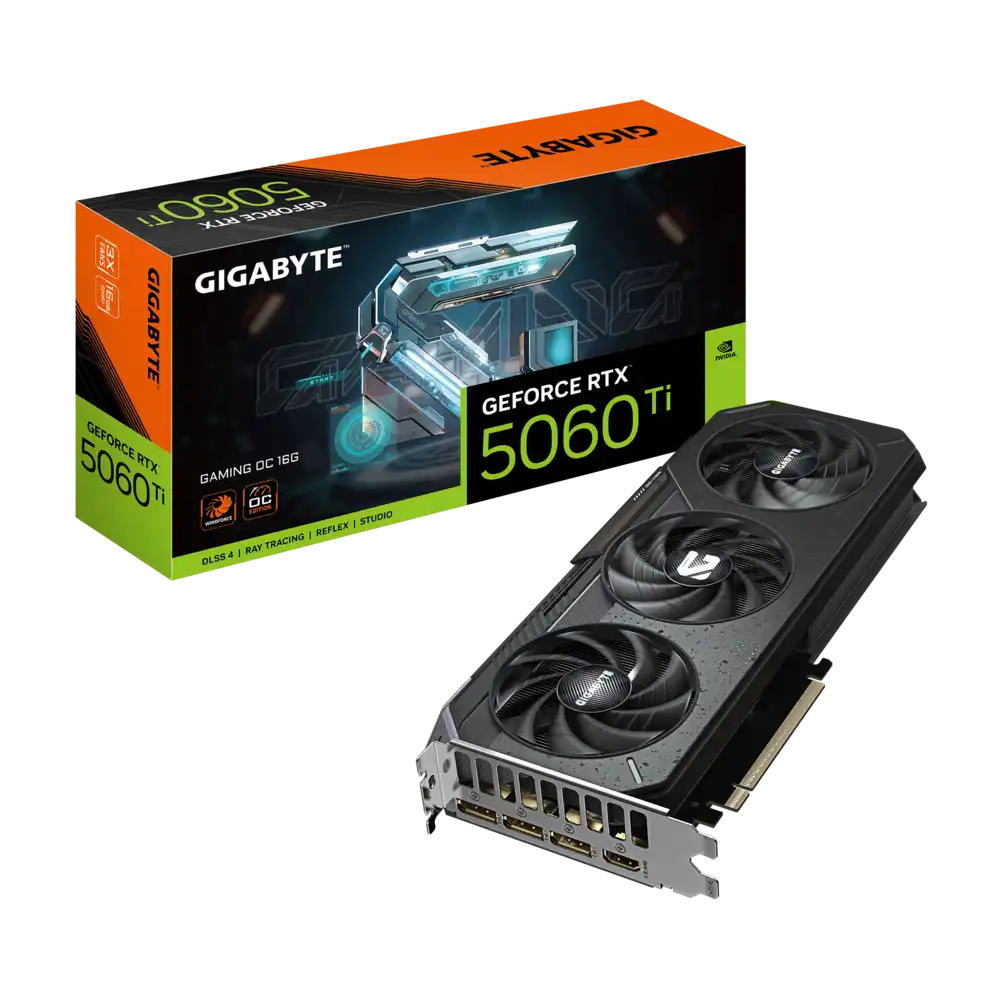 GIGABYTE GeForce RTX 5060 Ti 16GB GDDR7 GAMING OC Graphics Card