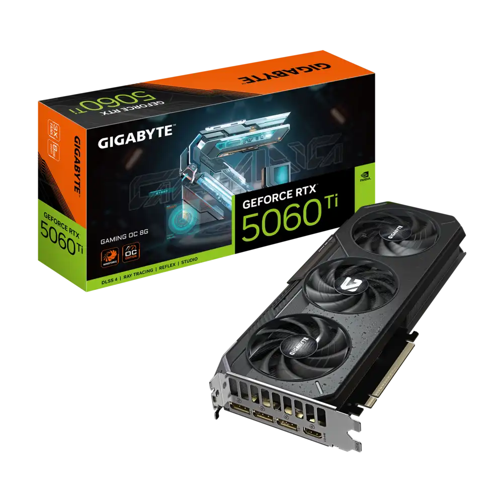 GIGABYTE GeForce RTX 5060 Ti 8GB GDDR7 GAMING OC Graphics Card
