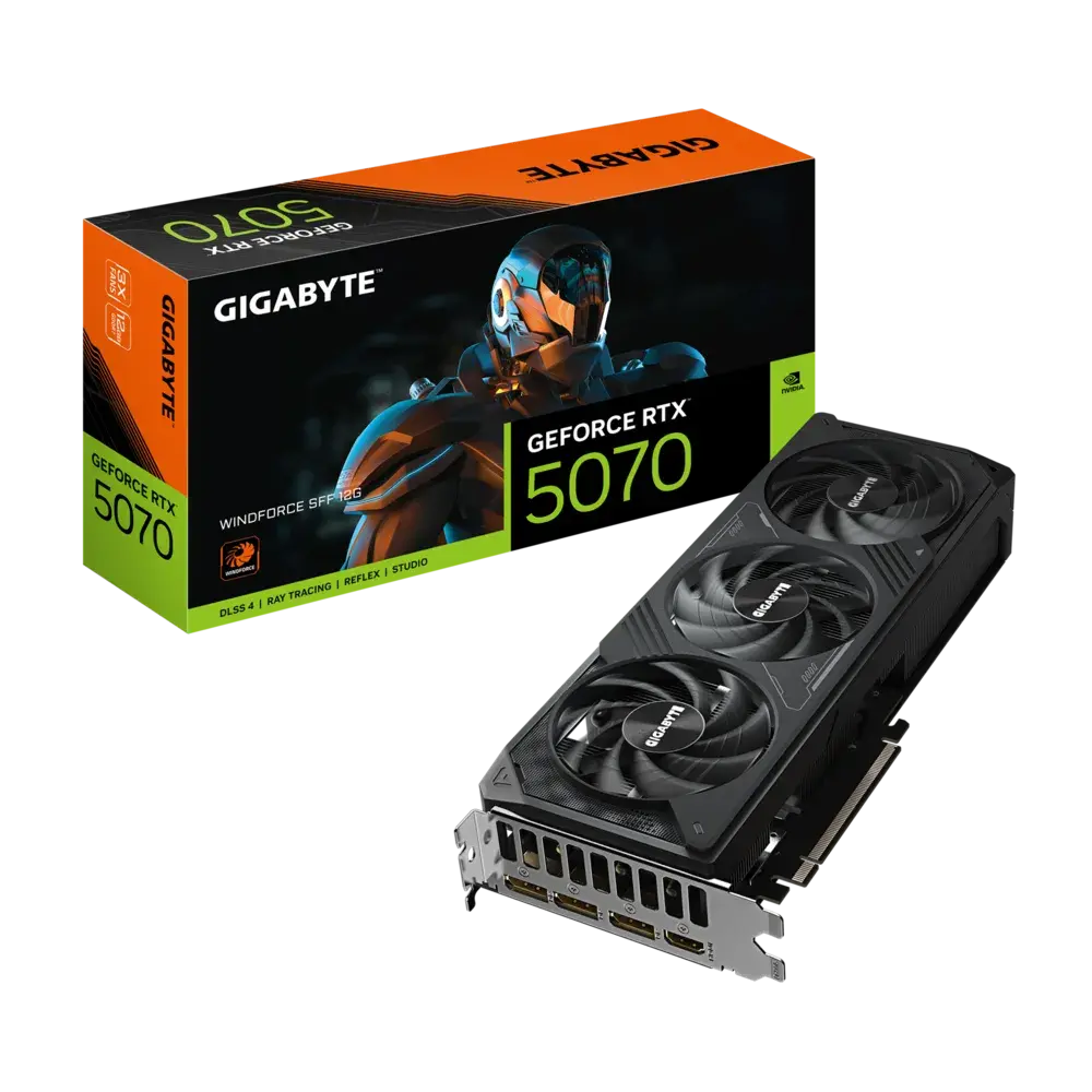 GIGABYTE GeForce RTX 5070 12GB GDDR6 WINDFORCE SFF Graphics Card