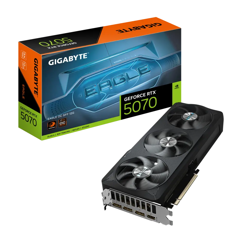 GIGABYTE GeForce RTX 5070 12GB GDDR7 EAGLE OC Graphics Card