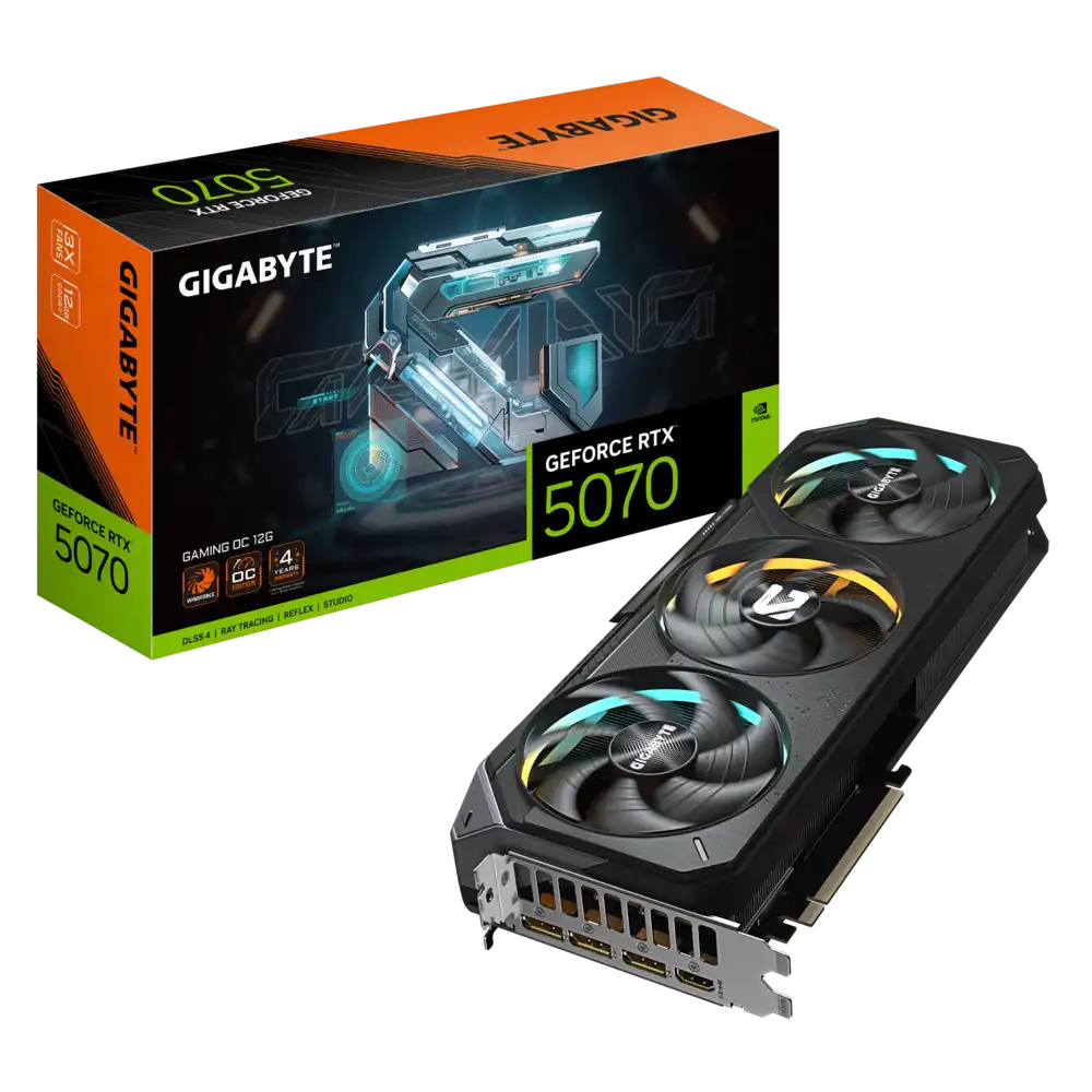 GIGABYTE GeForce RTX 5070 12GB GDDR7 GAMING OC Graphics Card 1