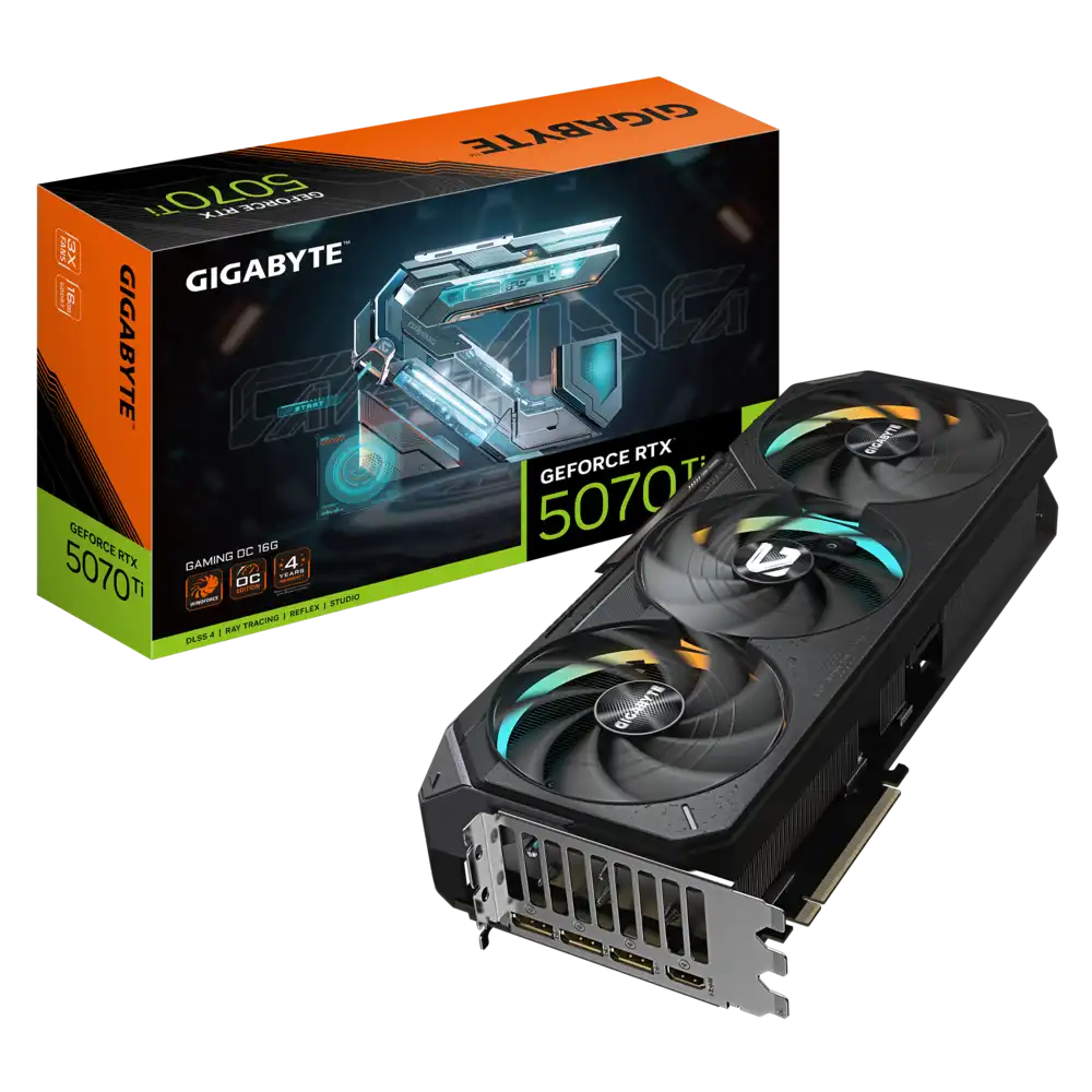 GIGABYTE GeForce RTX 5070 Ti 16GB GDDR7 GAMING OC Graphics Card