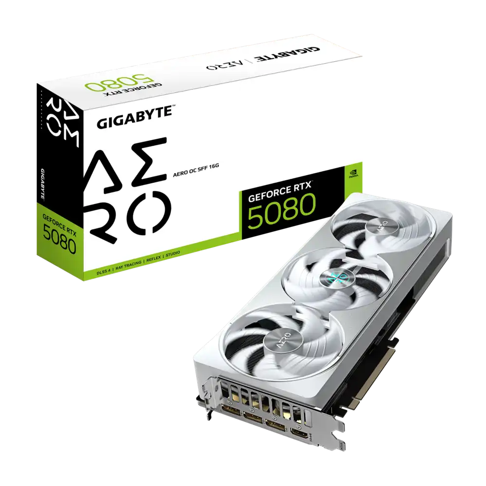 GIGABYTE GeForce RTX 5080 16GB GDDR7 AERO OC Graphics Card