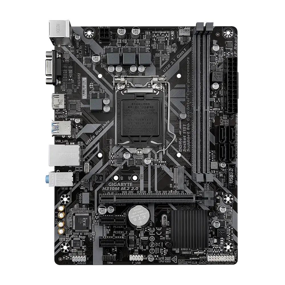 Gigabyte H310M M.2 2.0 Motherboard 2