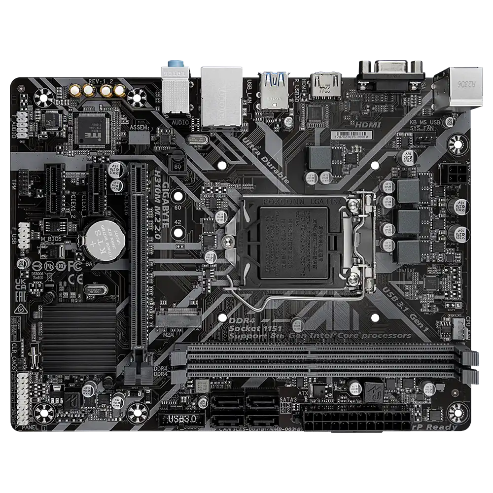 Gigabyte H310M M.2 2.0 Motherboard 4