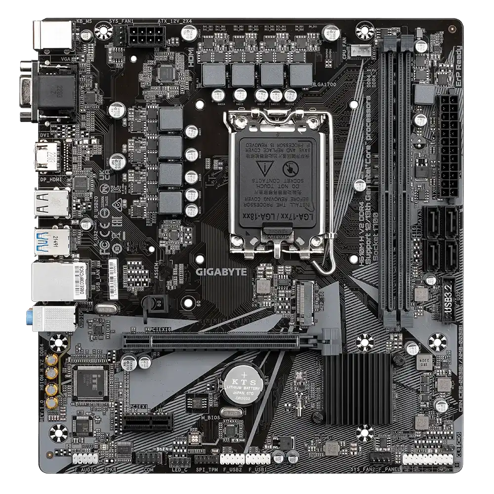 Gigabyte H610M H V2 DDR4 Motherboard 5