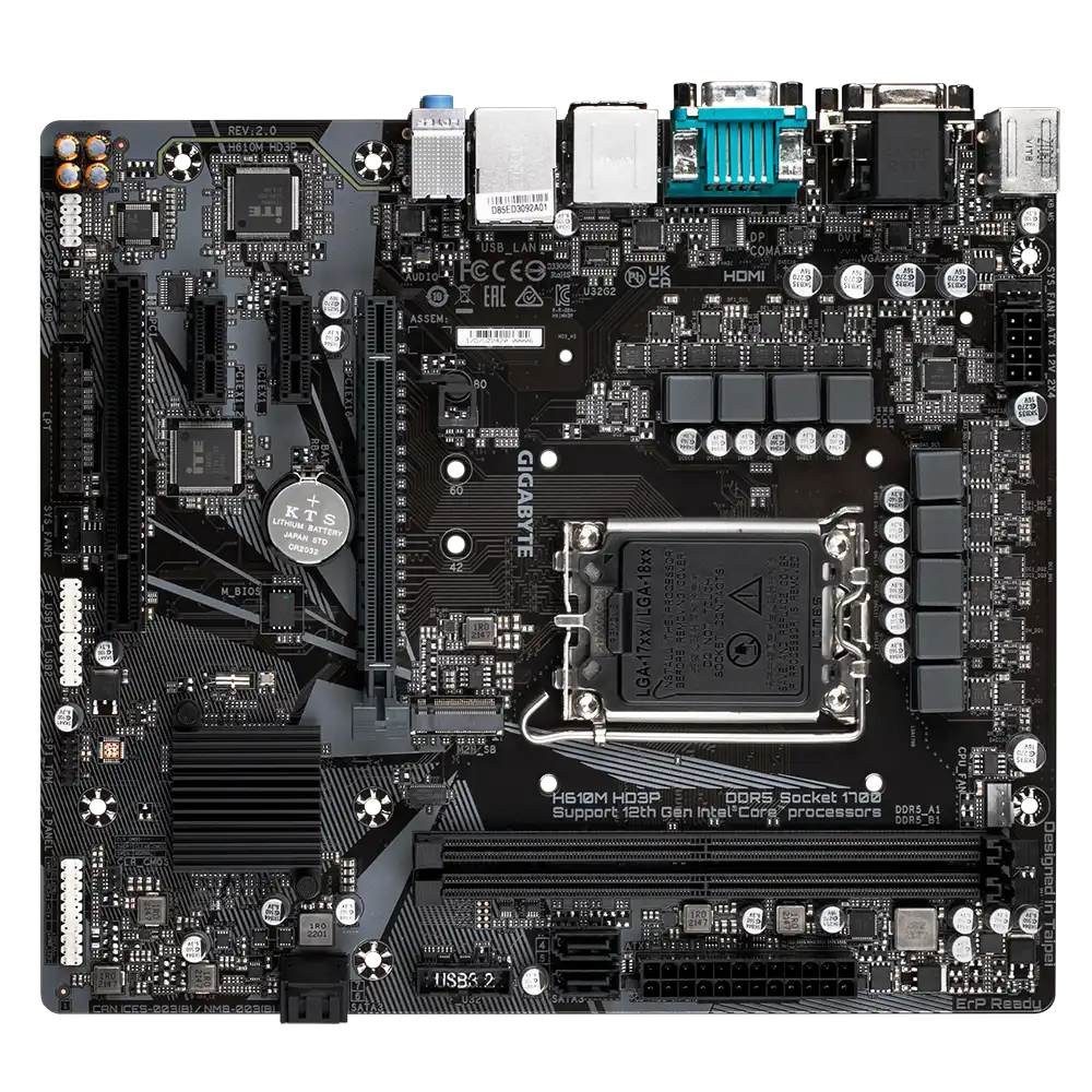 Gigabyte H610M HD3P Motherboard
