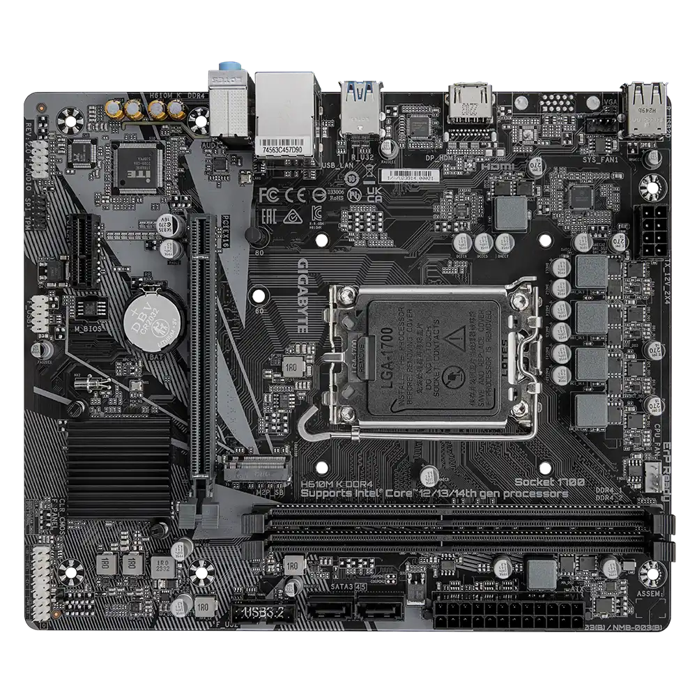 Gigabyte H610M K DDR4 Motherboard 4