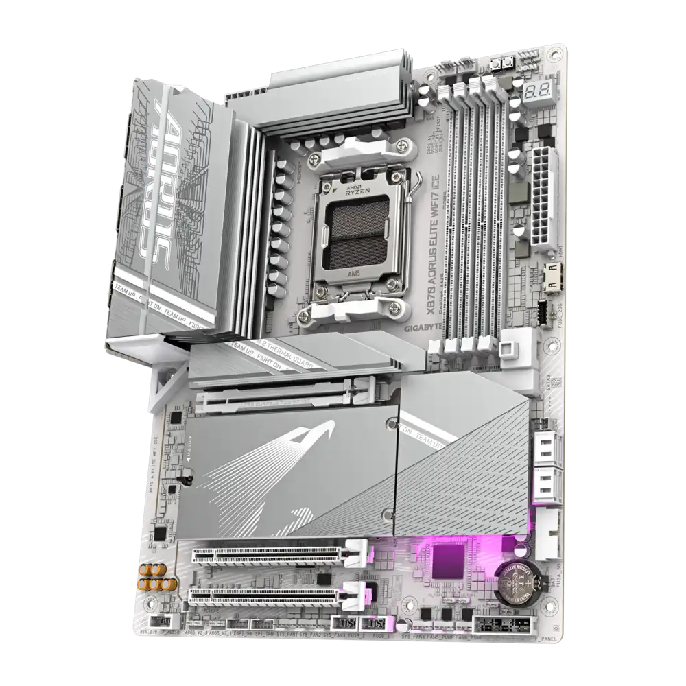 Gigabyte X870 AORUS ELITE WIFI7 ICE Motherboard 2