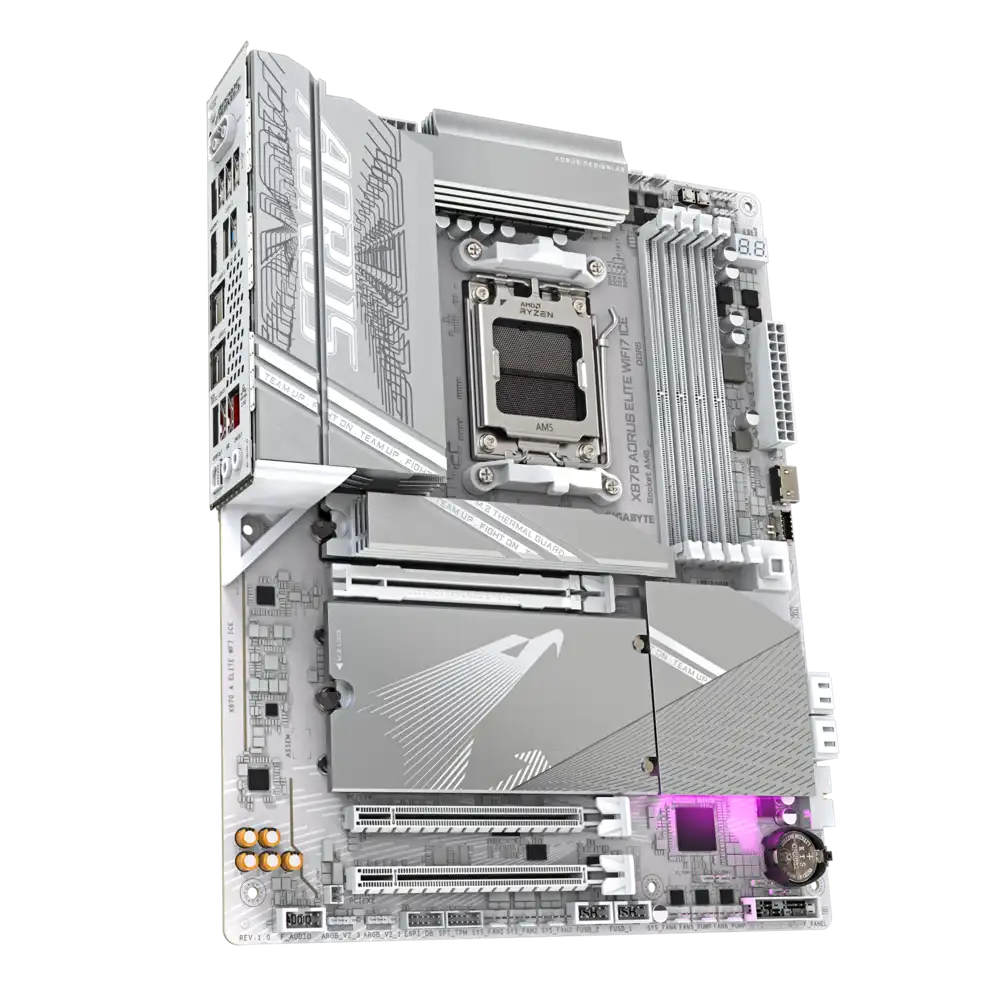 Gigabyte X870 AORUS ELITE WIFI7 ICE Motherboard 3