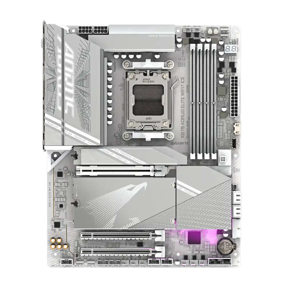 Gigabyte X870 AORUS ELITE WIFI7 ICE Motherboard 4