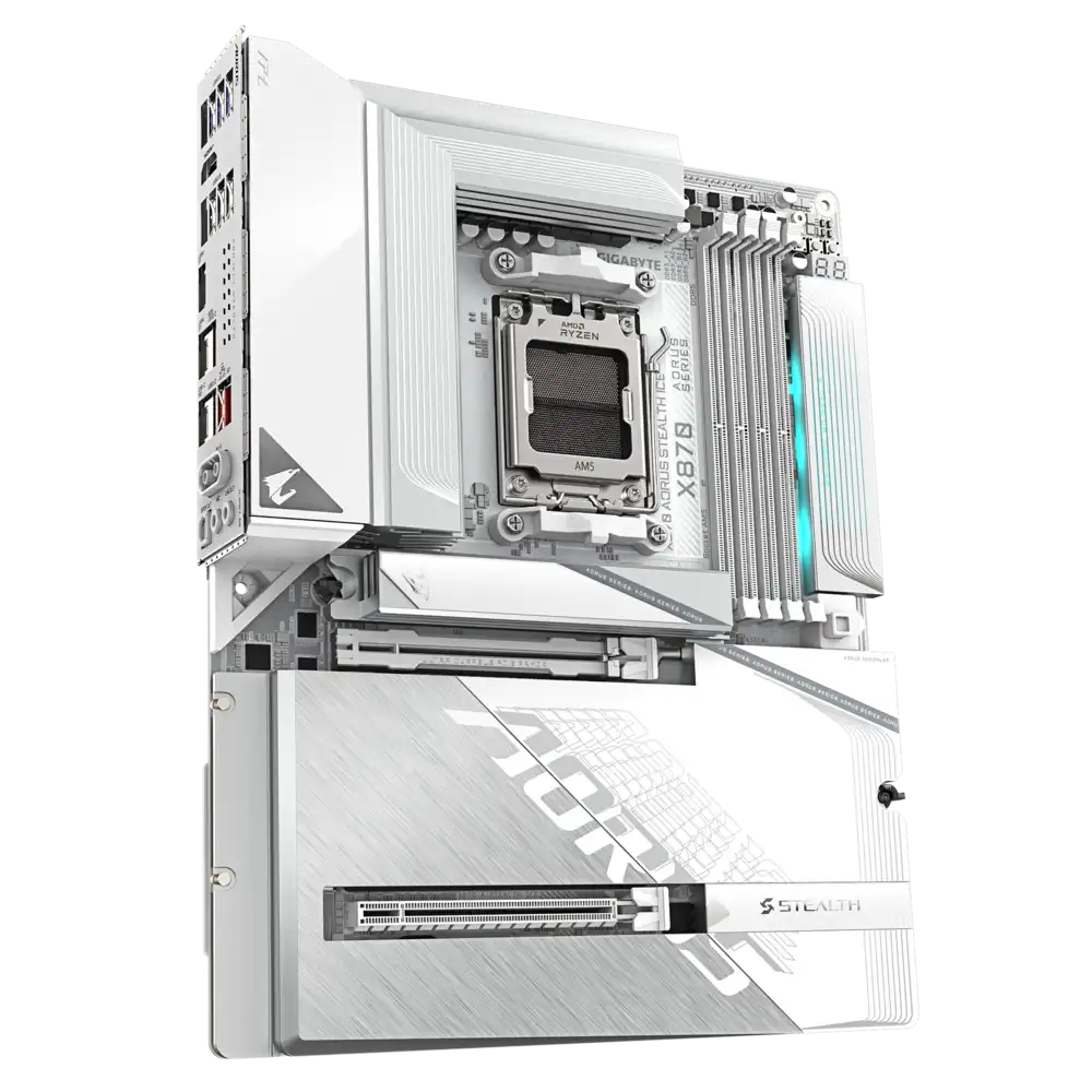 Gigabyte X870 AORUS STEALTH ICE Motherboard 2