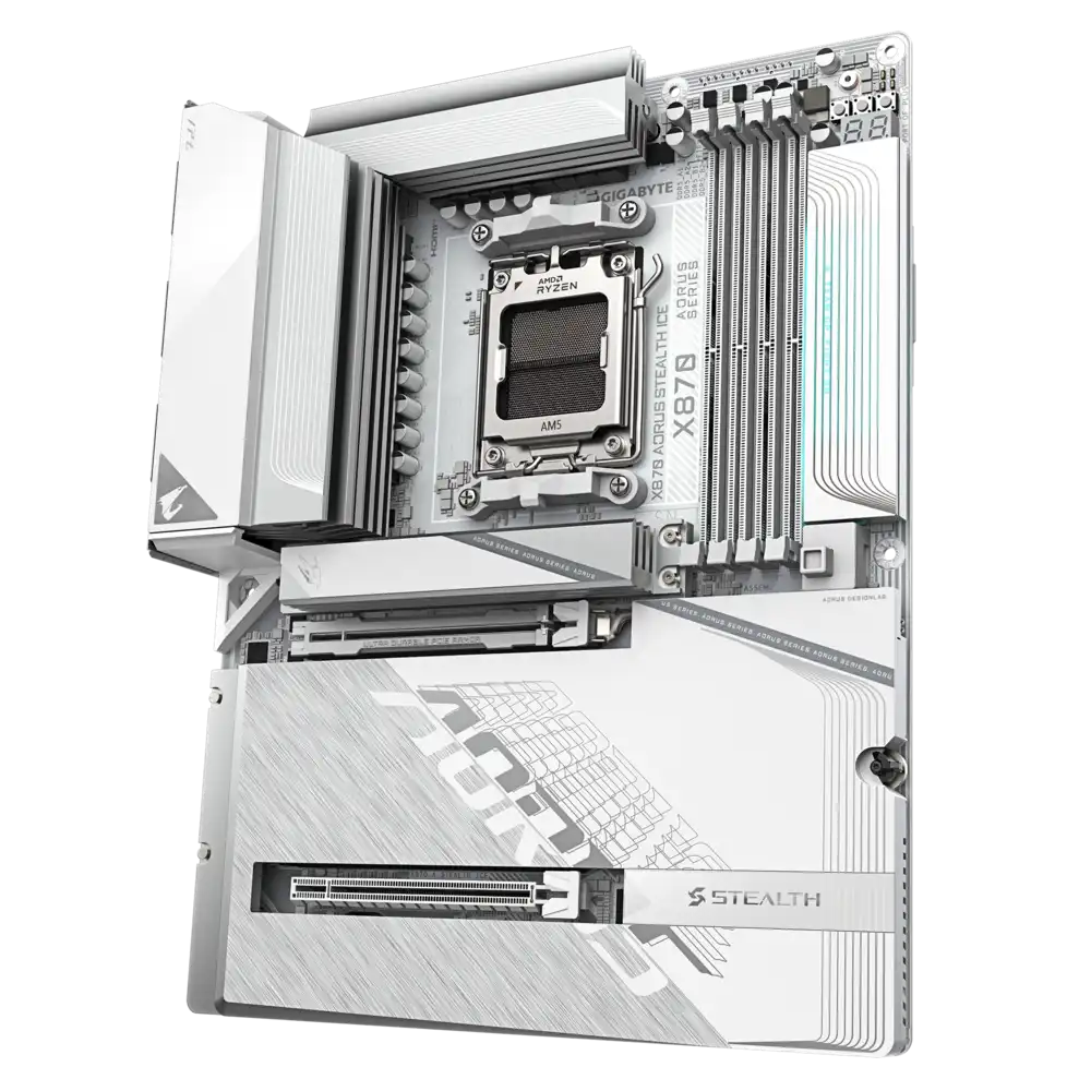 Gigabyte X870 AORUS STEALTH ICE Motherboard 3