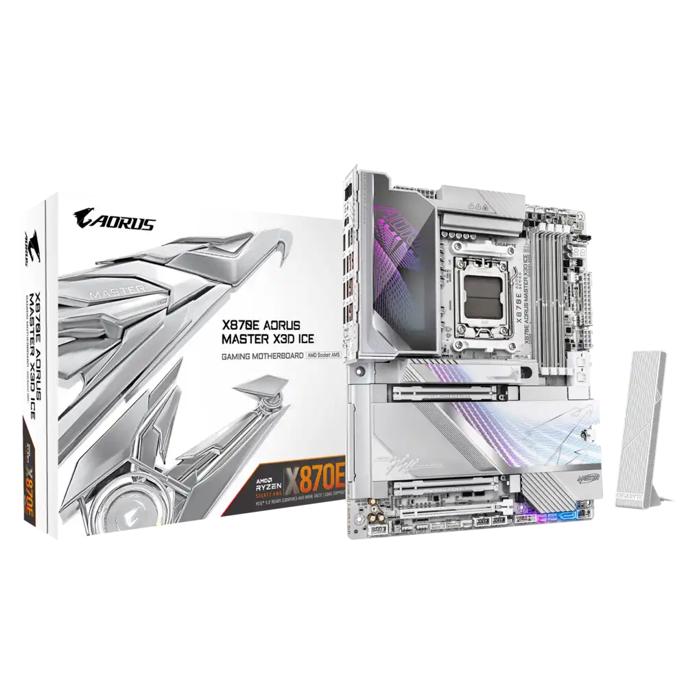 Gigabyte X870E AORUS MASTER X3D ICE Motherboard