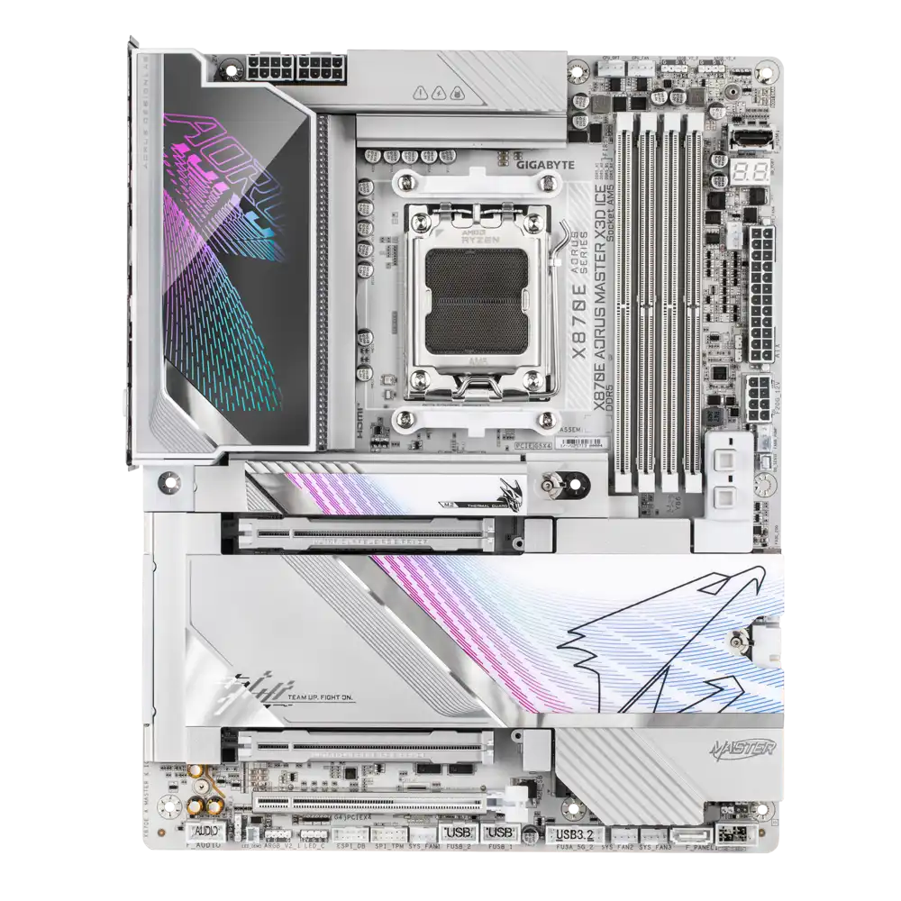 Gigabyte X870E AORUS MASTER X3D ICE Motherboard 2