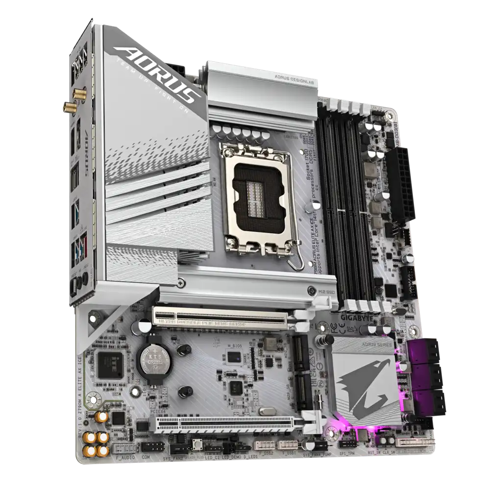 Gigabyte Z790M AORUS ELITE AX ICE Motherboard 5