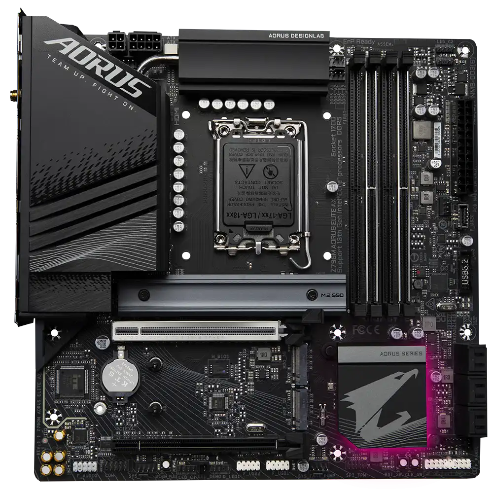 Gigabyte Z790M AORUS ELITE AX Motherboard 2