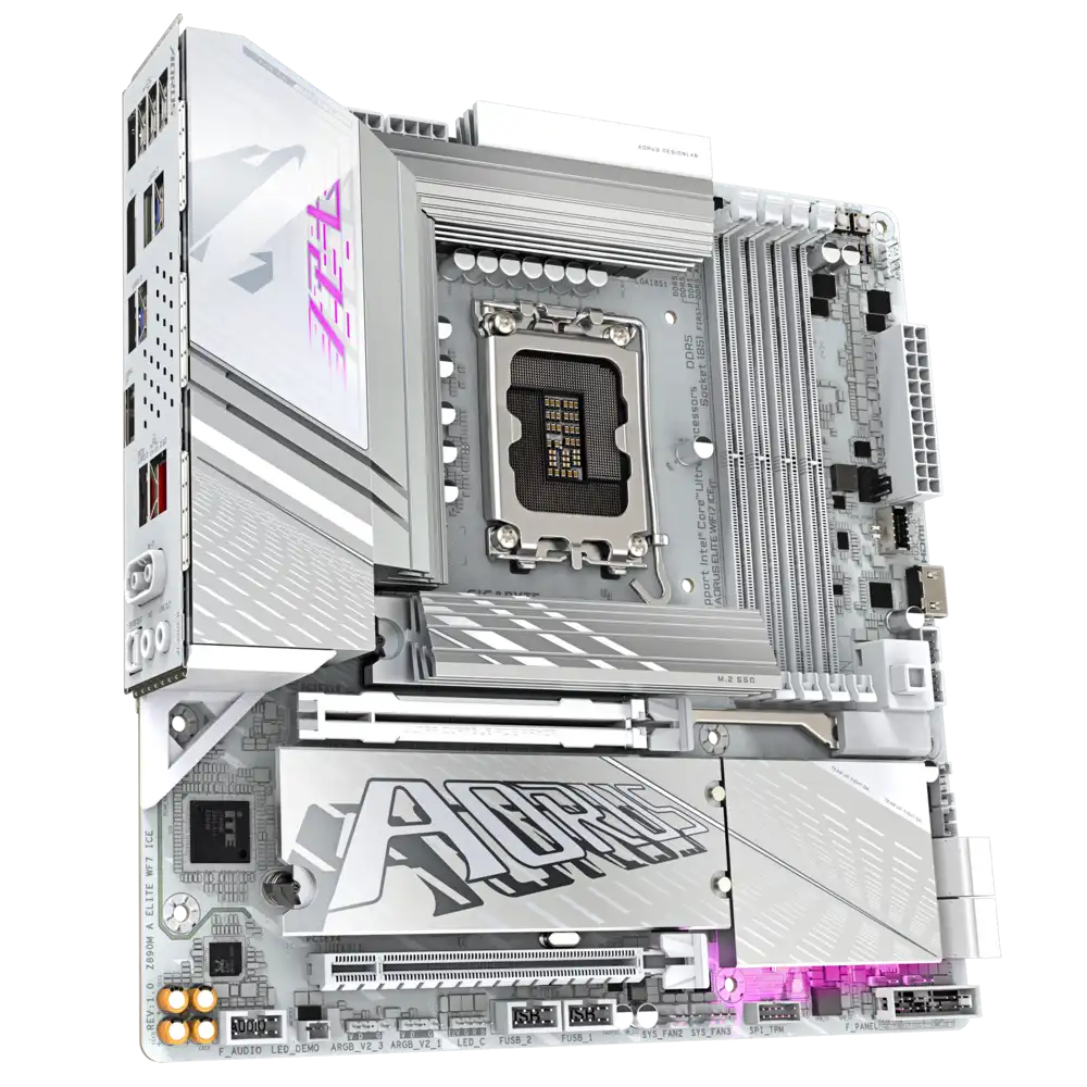 Gigabyte Z890M AORUS ELITE WIFI7 ICE Motherboard 2
