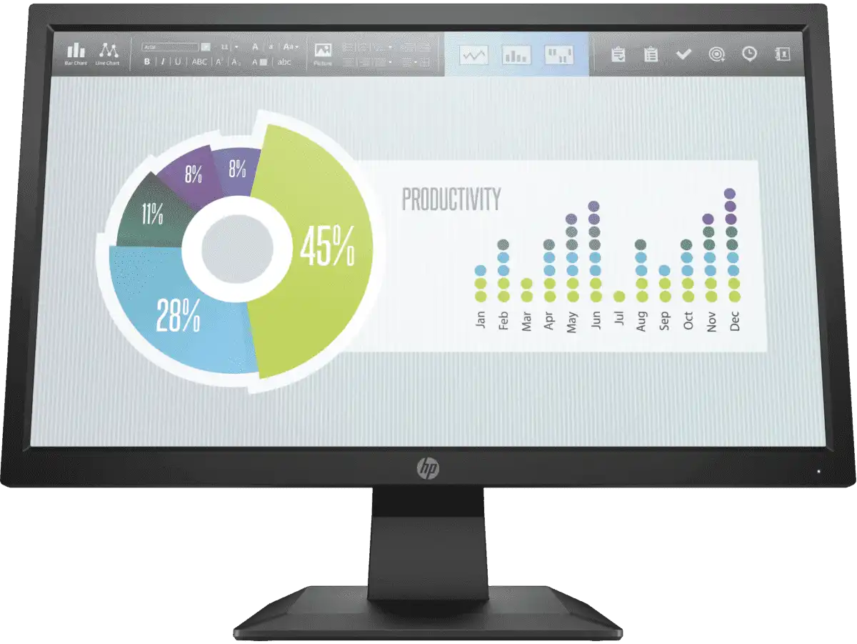 HP P204v 19.5" HD+ TN Monitor