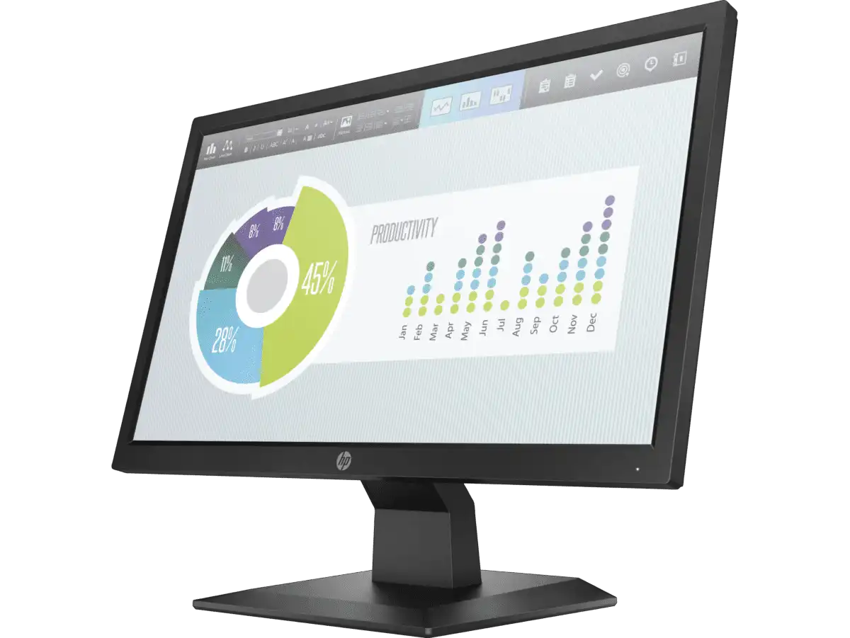 HP P204v 19.5" HD+ TN Monitor 2