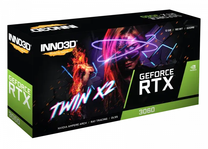 INNO3D GeForce RTX 3060 12GB GDDR6 Twin X2 Graphics Card