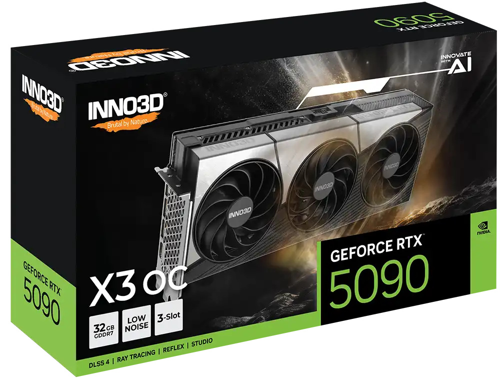 INNO3D GeForce RTX 5090 32GB GDDR7 X3 OC Graphics Card 3