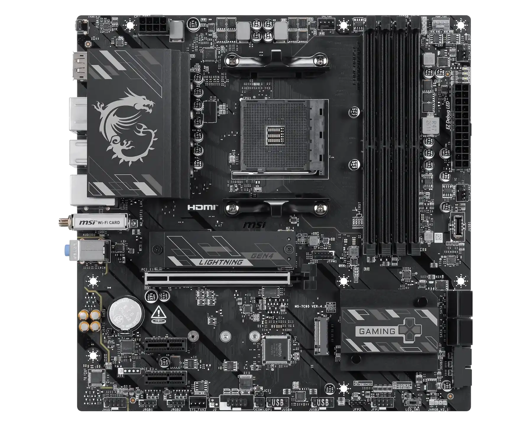 MSI B550M GAMING PLUS WIFI6E Motherboard 2