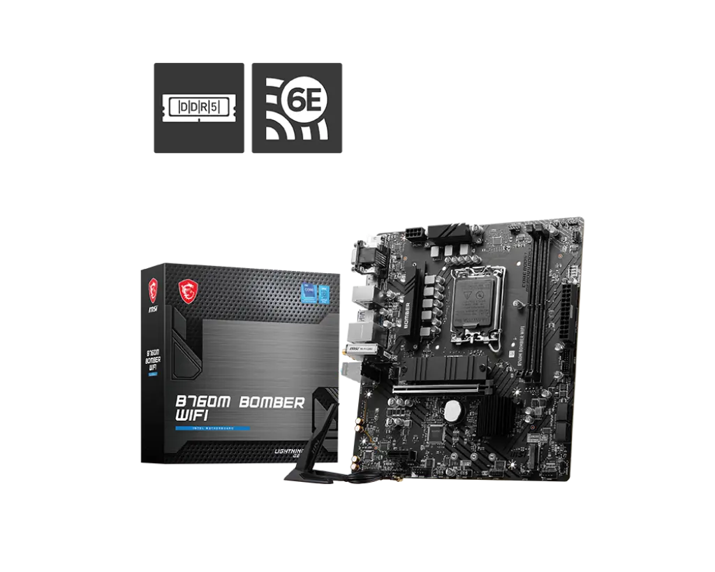 MSI B760M BOMBER WIFI Motherboard