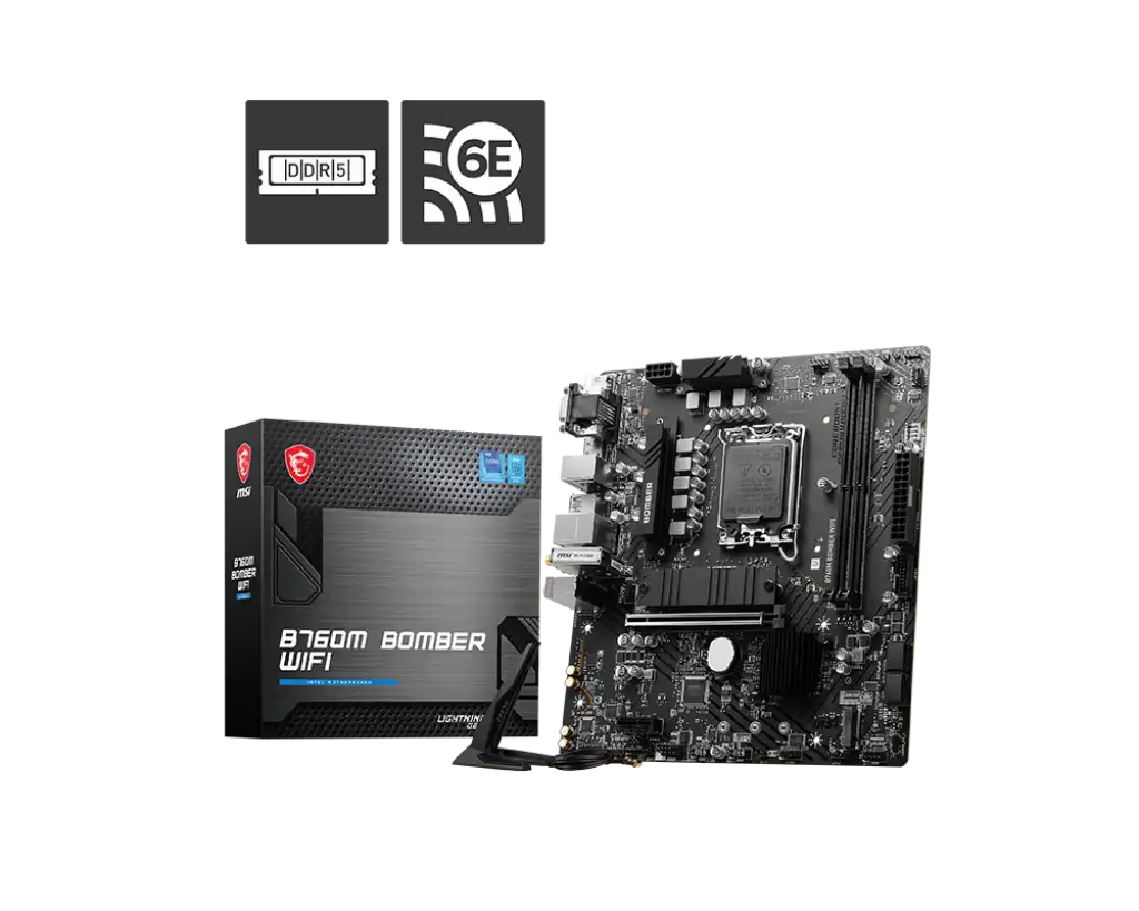 MSI B760M BOMBER WIFI Motherboard