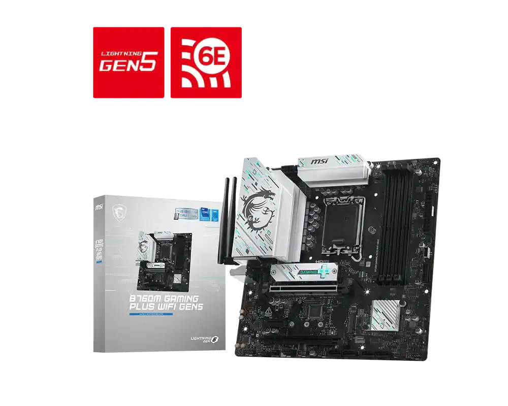 MSI B760M GAMING PLUS WIFI GEN5 Motherboard 1