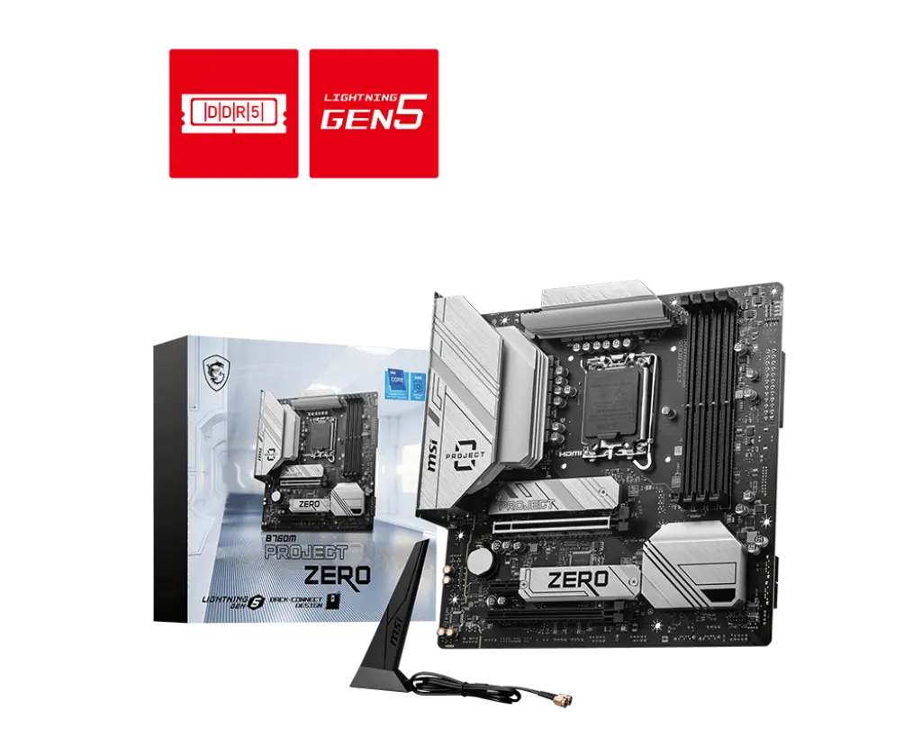 MSI B760M Project Zero Motherboard