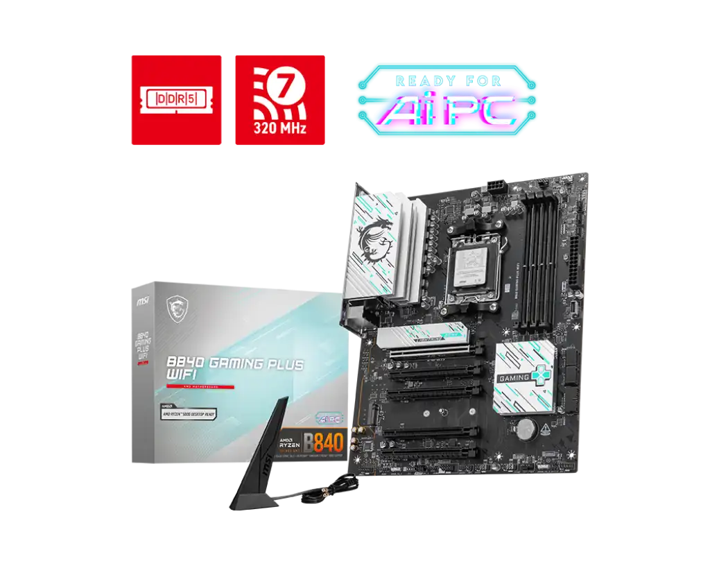 MSI B840 GAMING PLUS WIFI Motherboard