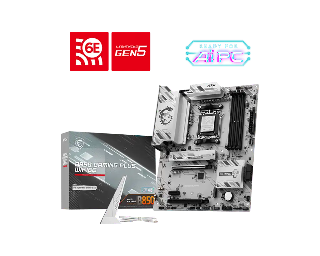 MSI B850 GAMING PLUS WIFI6E Motherboard 1