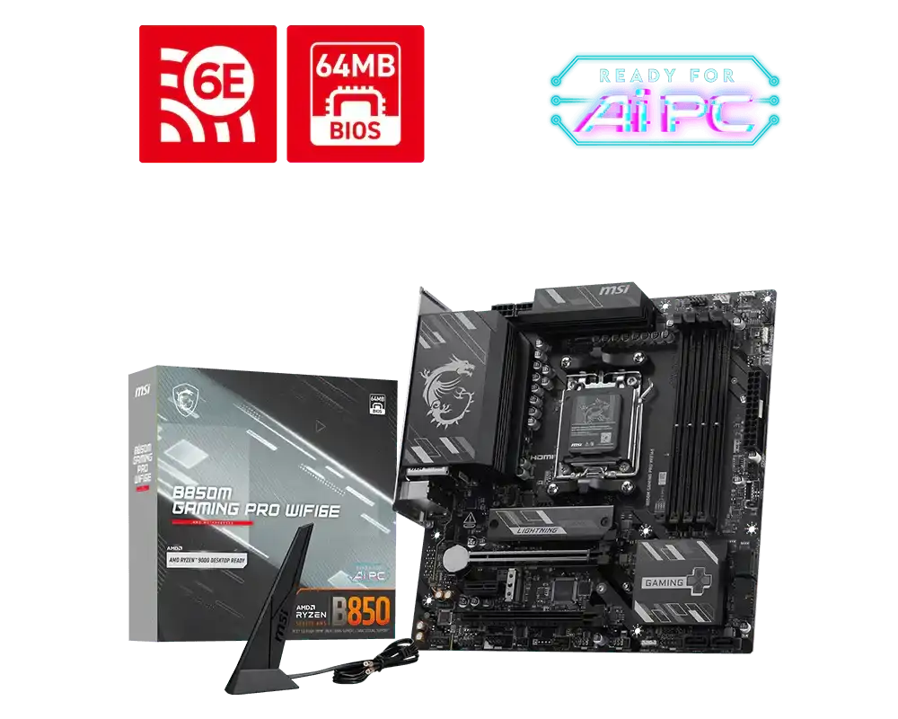 MSI B850M GAMING PRO WIFI6E Motherboard