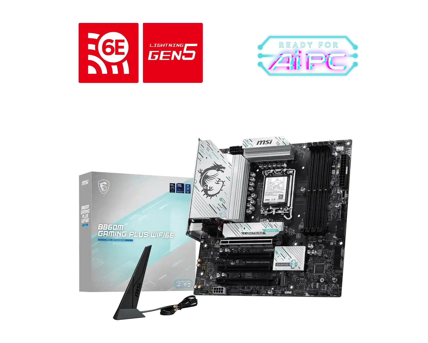 MSI B860M GAMING PLUS WIFI6E Motherboard 1