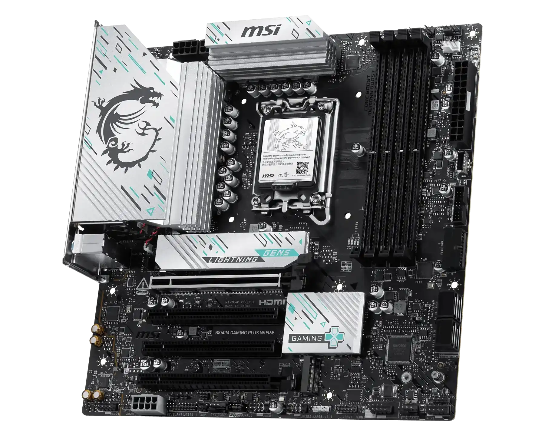 MSI B860M GAMING PLUS WIFI6E Motherboard 2