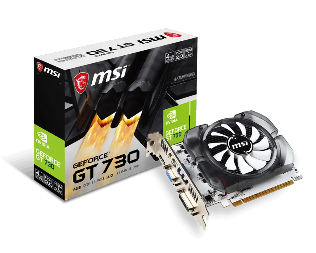 MSI GeForce GT 730 4GD3V2 Graphics Card