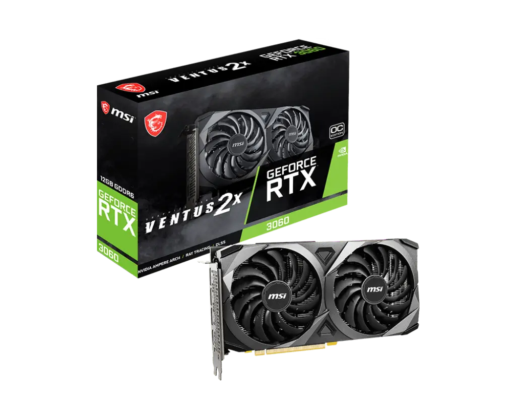 MSI GeForce RTX 3060 VENTUS 2X 12G OC Graphics Card